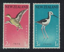 Teal Stilt Birds 2v New