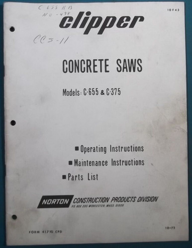 Clipper 655 735 concrete - c-655, c-735