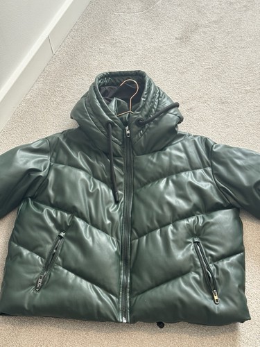 Zara women green faux - zara,