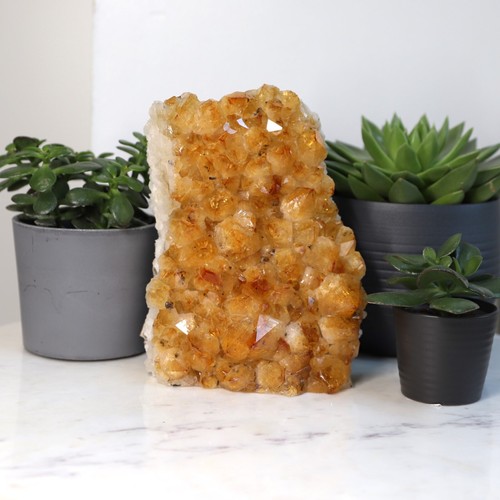 Stunning citrine geode cluster - citrine,