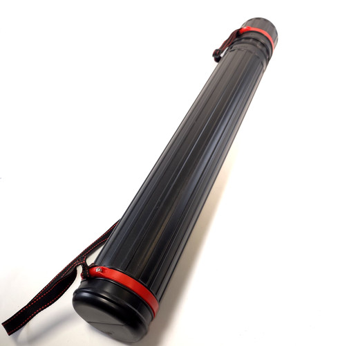 Black plastic telescopic art - black,
