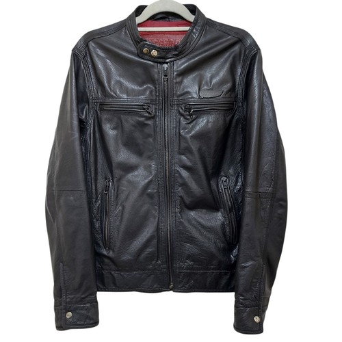 Superdry mens black leather - superdry,