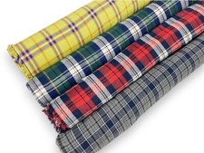 Brushed Cotton Plaid Fabric