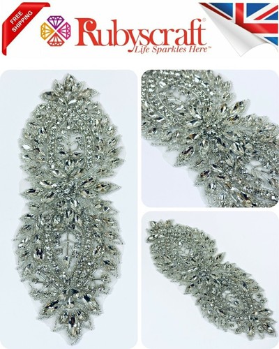 1pc silver crystal - silver, rhinestone