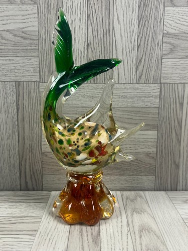 Glass fish ornament - ornament,
