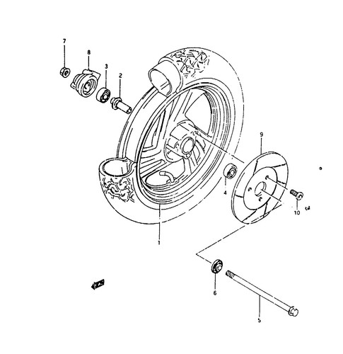 Suzuki genuine nut - suzuki, cs125