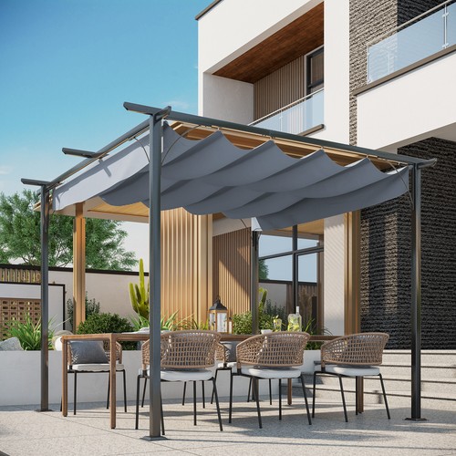 Outsunny 3x3m outdoor pergola - outsunny,
