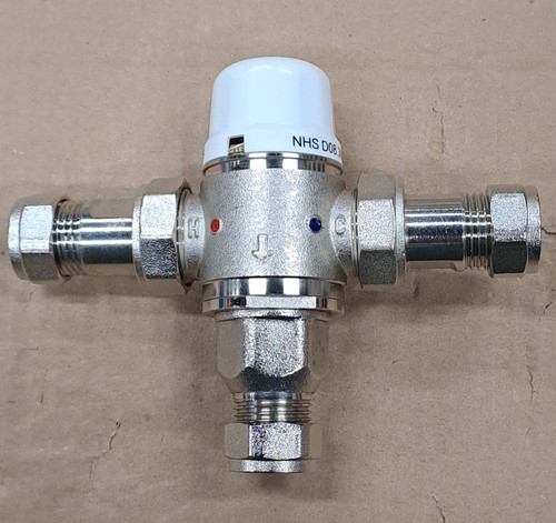 Thermostatic mixing valve 15mm - mixing,