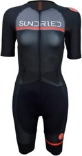 Sundried Womens Pro Trisuit Triathlon One Piece Aero Cycling Skinsuit Tri Suit
