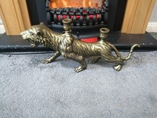 HEAVY  TIGER CANDLE HOLDER