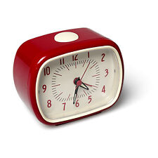 Rex London RED RETRO STYLE ALARM CLOCK 