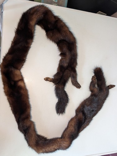 Vintage mink fur stole - vintage,