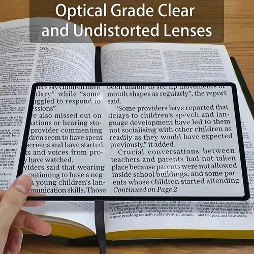 Book magnifier for reading - magnifier,