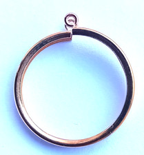 HALF SOVEREIGN MOUNT 9CT SOLID