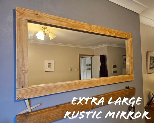Extra large rustic mirror - large,