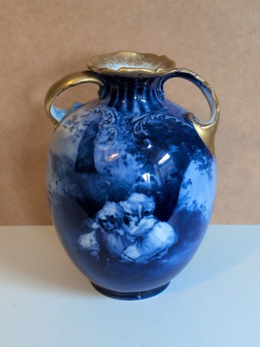 Antique royal doulton blue - royal,