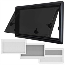 CAMPERVAN WINDOW 900 X 500 TINTED MOTORHOME ALUMINIUM BLIND BUG SCREEN SPECIAL