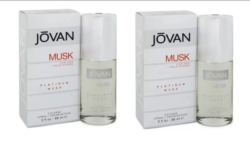Jovan platinum musk cologne - 2x,