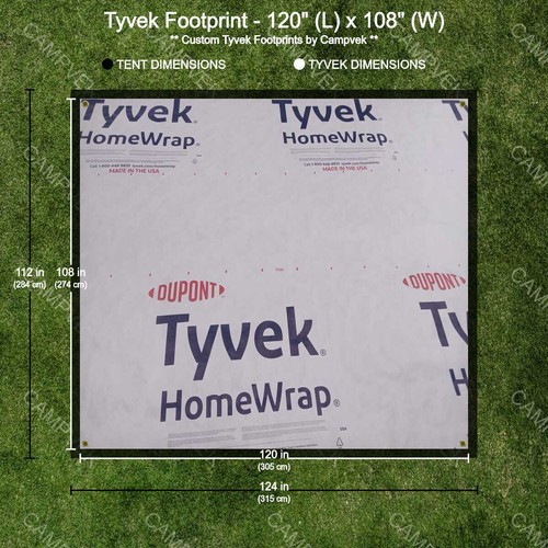Tyvek footprint - 10',