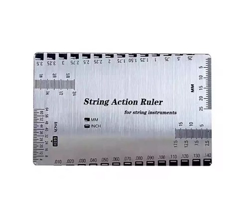 String action ruler guitar - action,