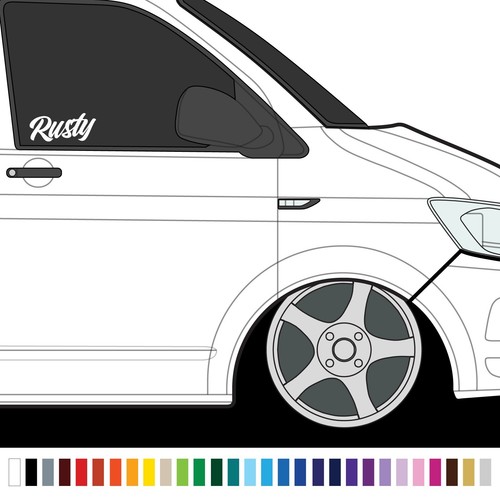 Custom camper van sticker - custom,