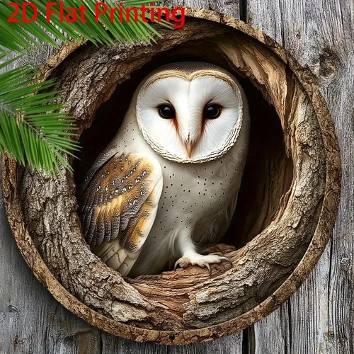 Stunning owl garden plaque - garden,
