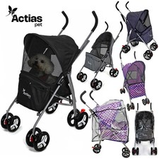 Pet Stroller Dog Cat Puppy Pram Pushchair Travel Cart Jogging Buggy Carrier 
