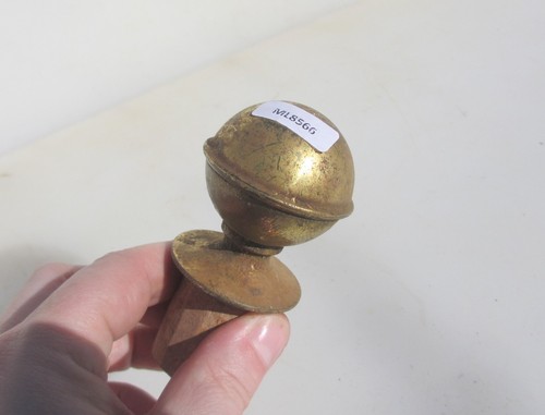 Victorian brass curtain pole - curtain,