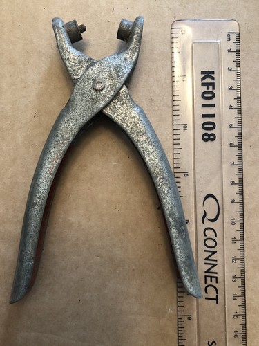 Metal press stud pliers used - metal,