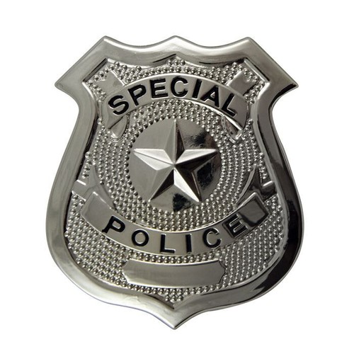 Police badge fancy dress - badge,