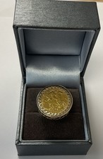 HALF SOVEREIGN RING. 1913 22ct