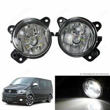 For VW Transporter T5 Caravelle 2003-2009 LED 15W DRL Front Fog Lights Lamps L&R