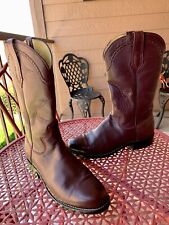 PAUL BOND Custom Handmade Men’s Size 9 B Cowboy Boots *New Soles & Heels