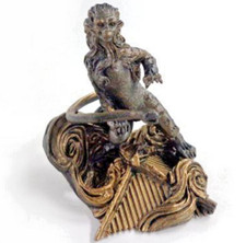 ⭐ Unopened! Japanese Yokai NUE Goblin Ghost Figure GOLD Color ver 2.5" GODZILLA