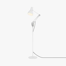 Floor Lamp White Adjustable Anglepoise Type 75