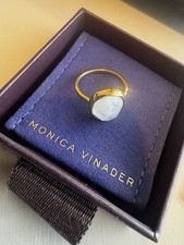 Monica Vinader Siren Gemstone Ring UK K