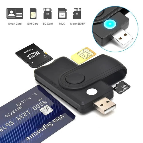 Usb smart card reader for - smart, sd