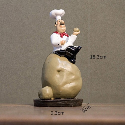 Delicate chef figurine - delicate,
