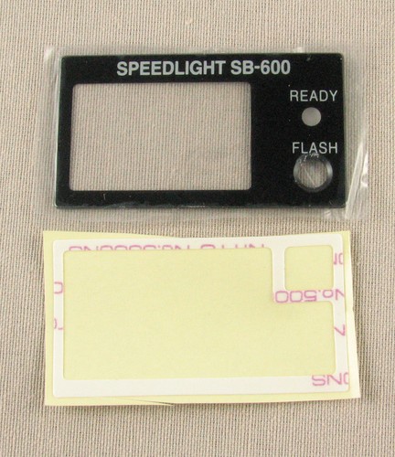 Nikon 600 lcd window - nikon, sb-600
