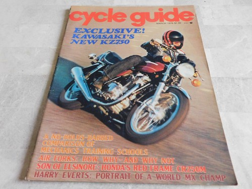 1976 cycle guide kawasaki - cycle,