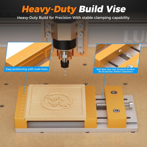 Cnc vise worktable for desktop - cnc,