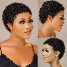 Short Curly Wigs Human Hair