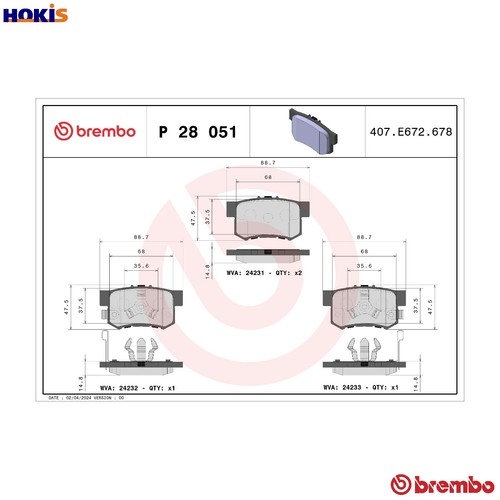 Brake pad set disc - pad,