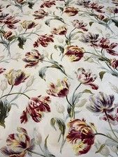 Laura Ashley Fabric Material Gosford Cranberry Faux Silk SOLD PER METRE 😊