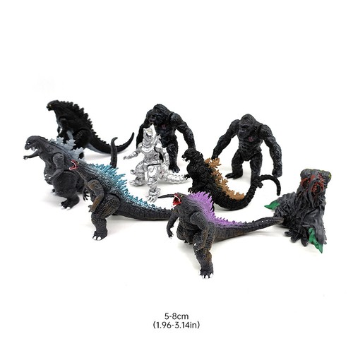 9pcs godzilla king - vs,