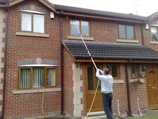 13FT WATER FED EXTENDED WINDOW CLEANING POLE SOAP DISPENSER  CLEANER EQUIPMENT