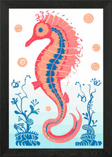 Risograph Animal Framed Wall