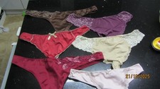 JOB LOT  6  VINTAGE  THONGS