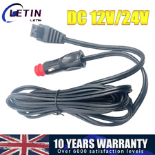 DC 12V/24V Cigarette Lighter Power Cord Cable For Alpicool CF35 CX30 Waeco CFX35