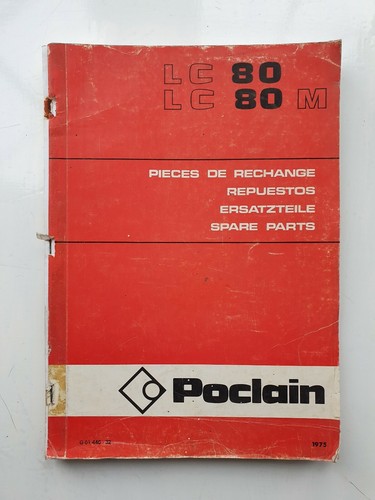 Poclain lc80 lc80m - poclain, excavator